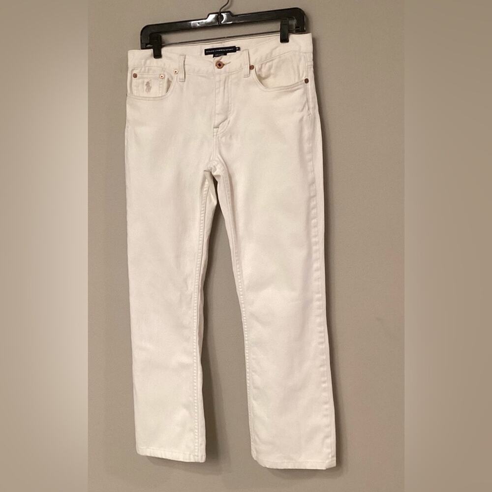 Ralph Lauren Sport White Jeans in Size 29.  In Excellent Preloved Condition.